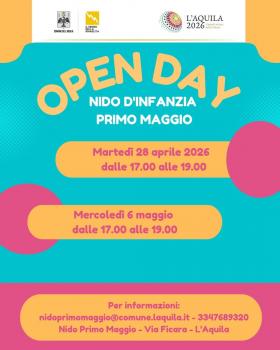 open day Primo Maggio