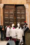 prime foto corteo porta santa