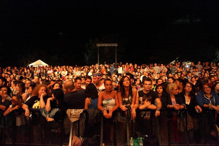 Il pubblico al concerto di Grignani (29 agosto)