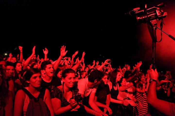 Il pubblico al concerto dei Subsonica (23 agosto)